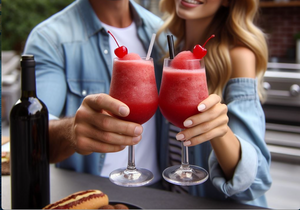 Cherry Lime Kiss Wine Slushy