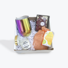 Deluxe Wine Lovers Gift Set - Tumbler, Gourmet Slush Mix, Candle, and Wine Gummies