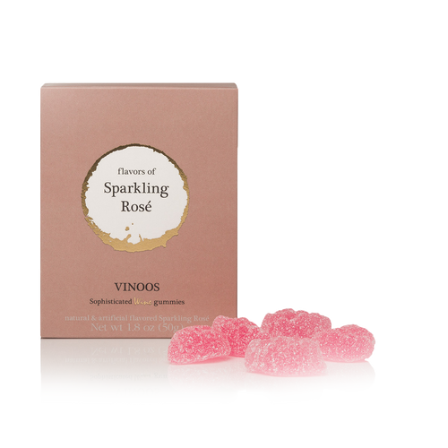 Sparkling Rosé Wine Gummies